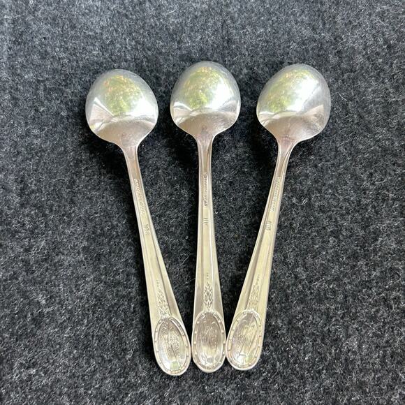 Vintage Statesman Silverplate Spoons – Washington, Jefferson, Adams, Set of 3 - Picture 9 of 12